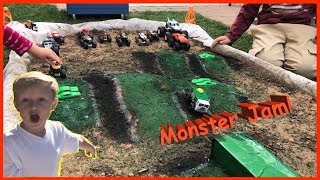 Awesome Toy Monster Truck Arena | RC Trucks Included!