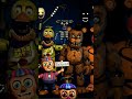 Fnaf 1-5 animatronics #fivenightsatfreddys #fnaf #fivenightsatfreddy