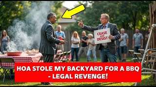 HOA President Demands My Backyard for a Community BBQ – I Shut It Down with a Legal Bombshell!