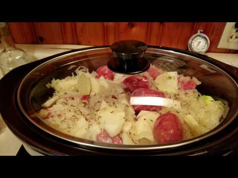 Polish Kraut and Kielbasa with Apples - Slow Cooker Polish Kraut and Kielbasa with Apples - Slow Cooker