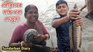 সৌরভ আজ এত বড়ো শোল মাছ ধরলো কিভাবে দেখুন🥰 Sundarban Diary