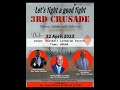 Our 3rd Crusade. Join us @ Onankali. Come one, come all. Bring a friend with a friend.