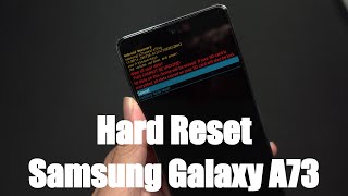 How To Hard Reset Samsung Galaxy A73 5G