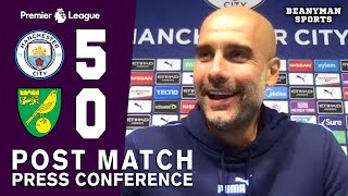 Man City 5-0 Norwich - Pep Guardiola - Post Match Press Conference