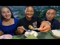 the way of hill tribe life ep. 174 unbelievable strange food made curry from tree trunks