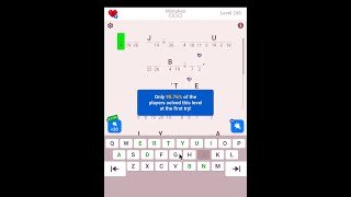 Cryptogram: The Solution For Level 246! - Step by Step Word Brain Puzzle