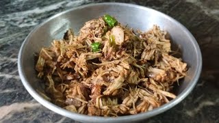 फणसाच्या कुयरीची भाजी | Fansachi bhaji | Raw jackfruit Recipe | Konkani Recipe