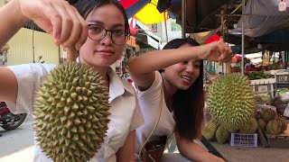 Having Various Foods at a Local Market - Phsar Beoung Chhouk