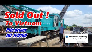 [ Winwin Used Machinery ] Sold out ! ( Pile Driver IHI IPD100 1996yr Nov 91551)