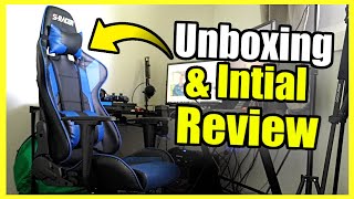 The New S-Racer Homall Gaming Chair Unboxing and Review | (Is it Worth it?)