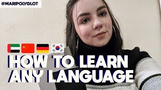 how to start learning a language from scratch