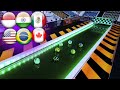 MARBLE RACE - TREADMILL RUN WITH COUNTRY BALLS - Fubeca