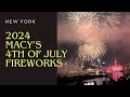 [NYC] 2024 Macy's 4th of July Fireworks, Manhattan View From Hoboken, NJ #drone