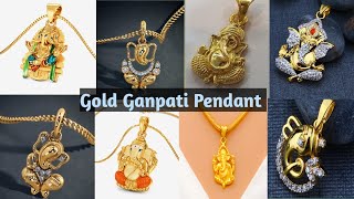 Letest Gold Light Weight Ganesha Pendant Design | Gold Ganesha Pendant collection | #viral #ganesh