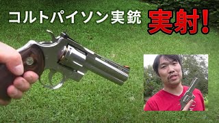 コルトパイソン実銃-実射　#シティーハンター ,#アメリカ