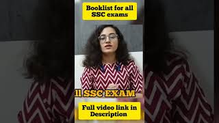 Complete booklist for all SSC EXAMS| STUTI JAIN