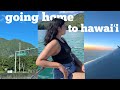 BACK TO HAWAIʻI VLOG | travel day, first week back home on Oʻahu