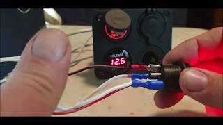 HOW TO WIRE A ROCKER SWITCH WITH LIGHT /USB /VOLT METER /CIGARETTE LIGHTER