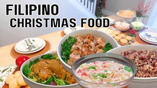 Ultimate Noche Buena Spread: Filipino Christmas Food, Kare Kare, Sisig, Lechon Belly \u0026 Desserts!