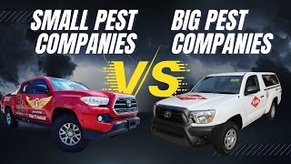 Small Pest Companies vs a Big Pest Companies