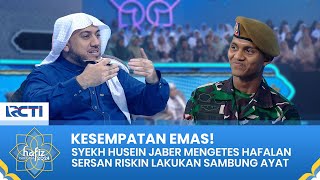 DENGAN LANCAR! Serda Riski Lakukan Sambung Ayat Bersama Syekh Husein | HAFIZ INDONESIA 2024