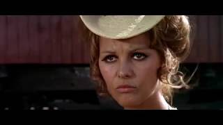 Scene from the first appearance of Claudia Cardinale in once up time in the west