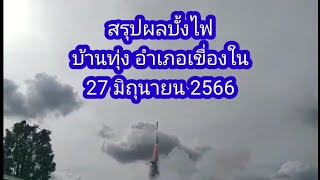 สรุปผลบั้งไฟ (บางบั้ง) บ้านทุ่ง อำเภอเขื่องใน (27 มิถุนายน 2566)