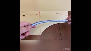 Flexible bendy ruler