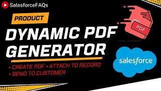 Dynamic PDF Generator Using LWC, Apex & Visualforce in Salesforce | Custom Solution | Mini Project