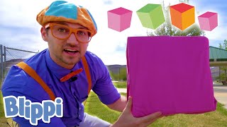 Blippi Learn Colors with Color Boxes! | Learn Colors For Kids! | Educational Videos for Toddlers