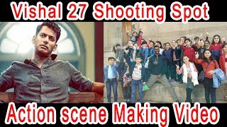 vishal 27 shooting spot Video | #Vishal | Tamanna | Sundar c | Tamil cinema Exclusive news update