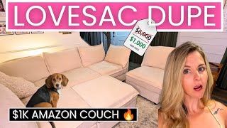 I Can't Gatekeep this AMAZON SOFA - Almost Bought the exact same $6k LOVESAC modular sectional