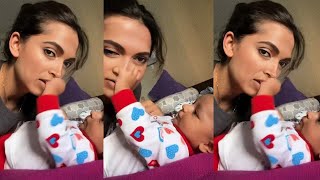 Deepika Padukone 1st Video with her Daughter on Live with Ranveer singh | Deepika Padukone Baby Girl