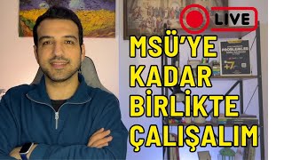 MSÜ'ye Birlikte Çalışıyoruz I 25 Dakika Çalış 5 Dakika Özel Soru Çözümü Dinle