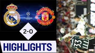 Real Madrid vs Manchester United full match highlights 2023  | বাইসিকেল গোল রিয়াল মাদ্রিদ