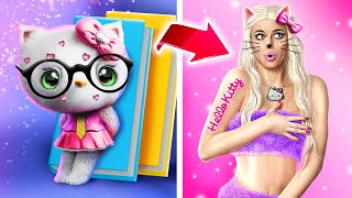 From Nerd To Popular Hello Kitty / Extreme Makeover with Gadgets from Tik Tok