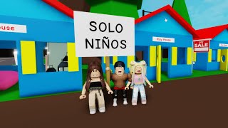 CREAMOS UNA CIUDAD SOLO PARA NIÑOS EN BROOKHAVEN ROBLOX CON EL TEAM ANORMAL