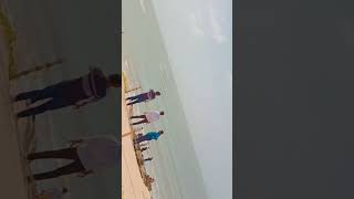 Shivrajpur beach ⛱️ near Dwarka district 📍 Beautiful Nature feel the music 🎶status video📸#shortvideo