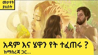 አዳም እና ሄዋን የት ተፈጠሩ? ፕሮፌሰሮቻችንስ የት ገቡ? (Where Adam and Eve were created).ታሪካዊት ኢትዮጵያ(History Ethiopia