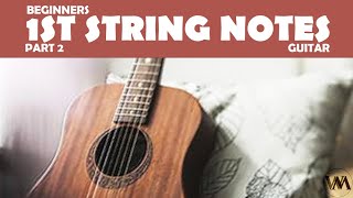 Beginners: Reading notes on the First String