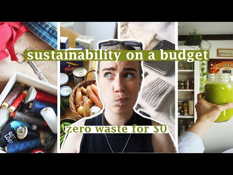 30 EASY WAYS TO BE SUSTAINABLE // effortless (or free!) tips for a plastic-free July