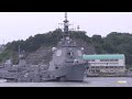 【4k】2021 0529 横須賀軍港めぐり 11時便 二巡目 ddg 174 きりしま入港