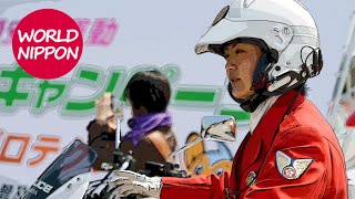 女性白バイ選手歴代優勝者 会心のライディング・フォーム！ #全国白バイ安全運転競技大会 女性の部  POLICE MOTORCYCLE OF JAPAN