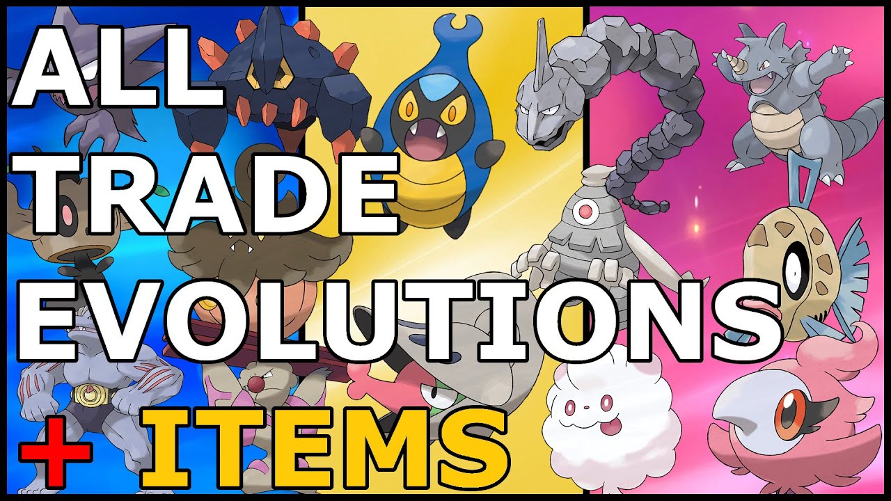 How To Do All Trade Evolutions In Pokemon Sword And Shield - Simple ...