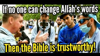 Muslim agrees Bible can't be changed | Bob | Speakers' Corner