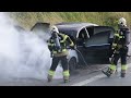 18.07.21 bilbrand på vestmotorvejen ved slagelse