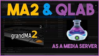 GrandMA2 controls QLAB as Media Server