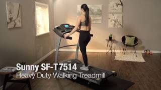 Sunny Health & Fitness SF-T7514 Heavy Duty Walking Treadmill