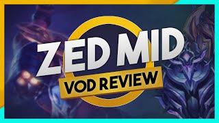 VOD Review: Zed Mid (Diamond) - Mcbaze | League of Legends