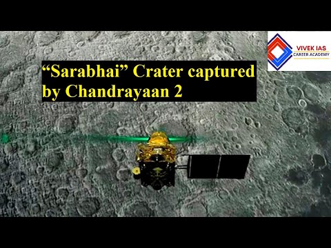 Sarabhai Crater Captured By Chandrayaan 2 | Contributions Of Vikram ...